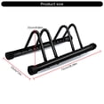 thumbnail image 3 of Adjustable Bike Floor Stand Organizers Carbon Steel Bike Parking Rack for Indoor Outdoor Garage Storage Enduring, 3 of 8