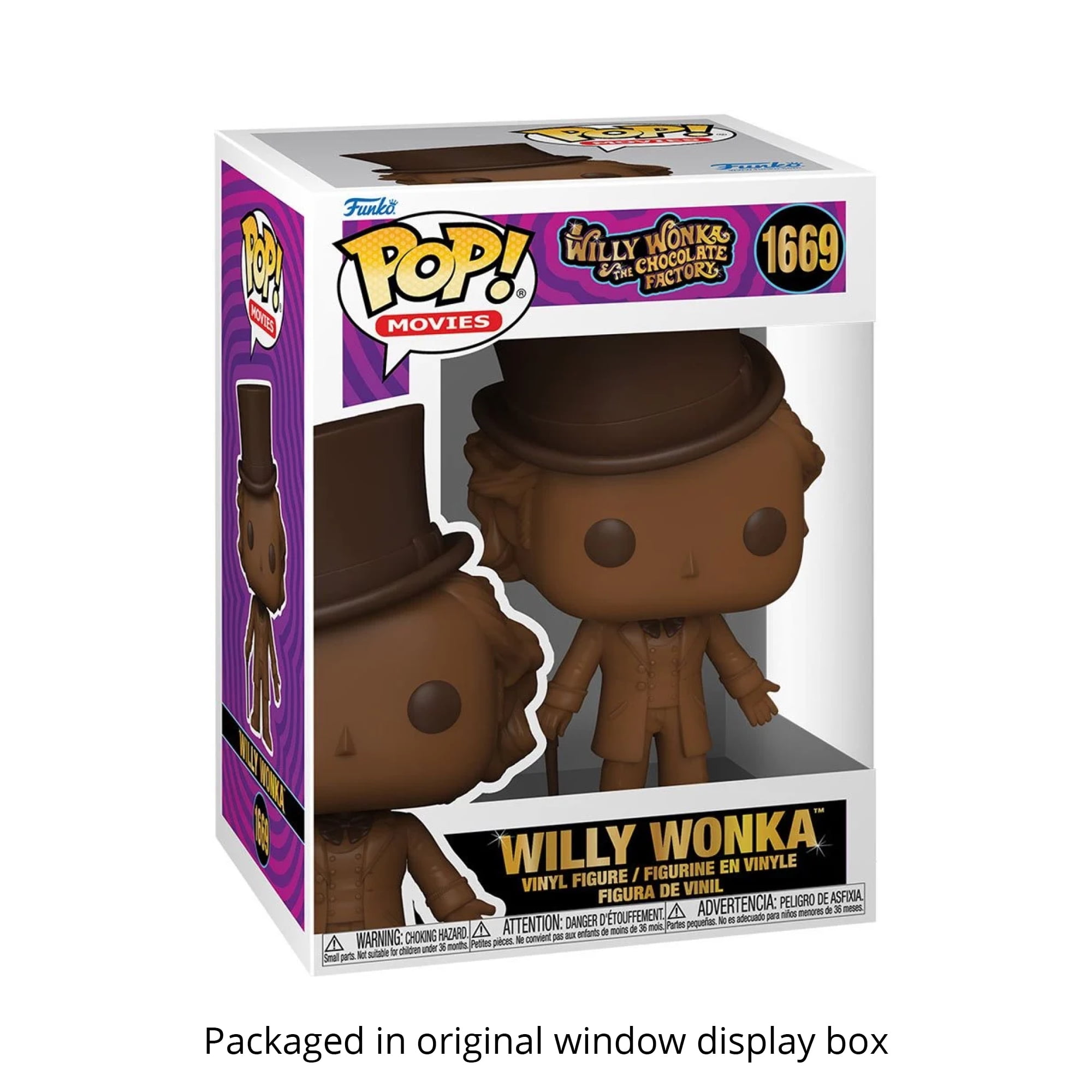 Funko Pop! Wonka Scented #1669 Vinyl Figure + Blue Salamander Emporium Protective Case