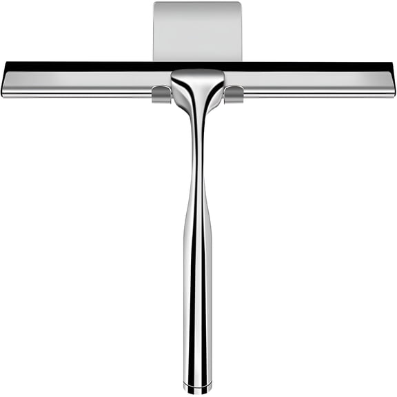 ACDANC All-Purpose Shower Squeegee for Shower Glass Doors,Window Cleaning,10”,Silver