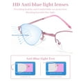 thumbnail image 3 of LUFF Pocket Folding Reading Glasses, Compact Reading Glasses with Lether Case, Foldable Readers Blue Light Anti Eyestrain, 3 of 6