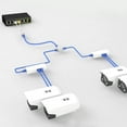 CIYISON POE Camera Simplified Cable Connector Splitter 2in1 Network