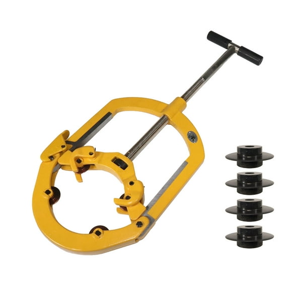 Steel Dragon Tools® H8 Hinged 4-Wheel Pipe Cutter with 4 Reed® 03508 Wheels