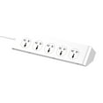 thumbnail image 1 of LDNIO LDNIO SC10610 10-Outlet Power Strip with 6 USB Ports, 30W PD+QC Fast Charging, 210cm Cable, White PC Material, 2500W Max, Compact Design for Home & Office Use, 1 of 6