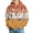 Orange, variant on Boys Hoodies Ice Cream Baseball Pullover Sweatshirts Size 4-14 | Hooded with big pockets, All-over graphic print, Colorful sprinkle waffle cone, Classic pull-on, Active casual