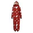 thumbnail image 2 of Zwiiyzr Family Christmas Pajamas Matching Sets Onesie Trendy Lattice Print Plush Long Sleeved Jumpsuit Family Parent Wear Mom Red, 2 of 6