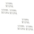 thumbnail image 4 of kurtrusly 30 Pièces Portable 1.0mm RC Voiture en Forme de R Broche Assortiment Métal Véhicule Modèle Corps Clips Fixation Outil Réparation Automobile 2Set, 4 of 6