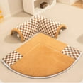 thumbnail image 6 of Cat Carpet Tunnels for Indoor Cats, 2-in-1 Funny Plush Plaid Checkered Cat Round Tunnel Bed, Cat Tunnel Carpet, Leisure Cat Tunnel Bed, Detachable Washable (Coffee, Large), 6 of 8