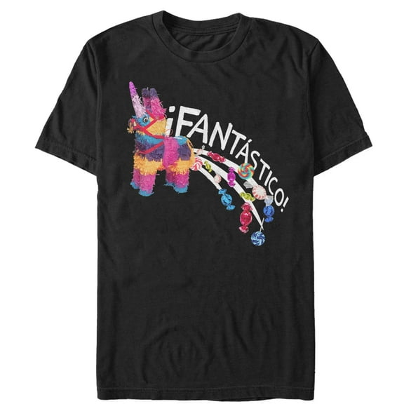 Men's Lost Gods Fantastico Unicorn Pinata  Graphic Tee Black Medium