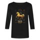 thumbnail image 5 of TaTaai Ladies 2026 New Year Graphic Print 3/4 Sleeve Blouse Round Neck Casual Top Holiday Celebration Festive Party Attire Gift, 5 of 5