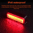 thumbnail image 3 of QualitChoice ABS Bicycle Rear Light Power Display High IPX6 Waterproof Rechargeable Bike Tail Lights Warning Tools SEEMEE 30, 3 of 6