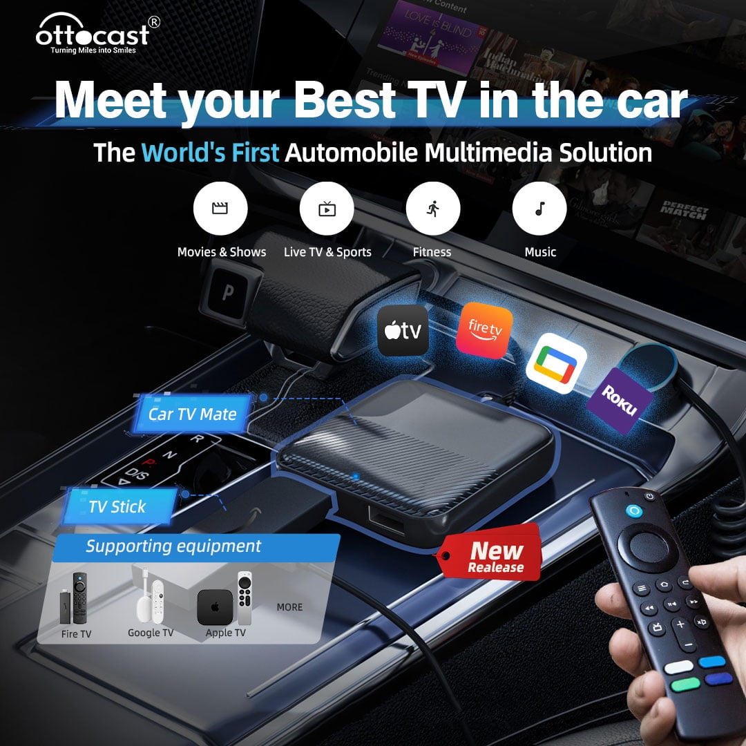 OTTOCAST Car TV Converter Mate for Fire TV Stick Box for OEM Wired