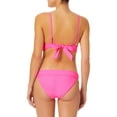 thumbnail image 5 of No Boundaries Women's Tricot Solid Tie Back Bikini Top, Sizes S-XL, 5 of 5