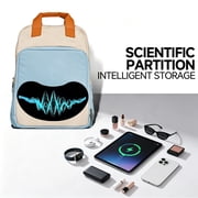 BIOSLED Smart LED School Backpack Bluetooth Pixel Art Trendy College bag