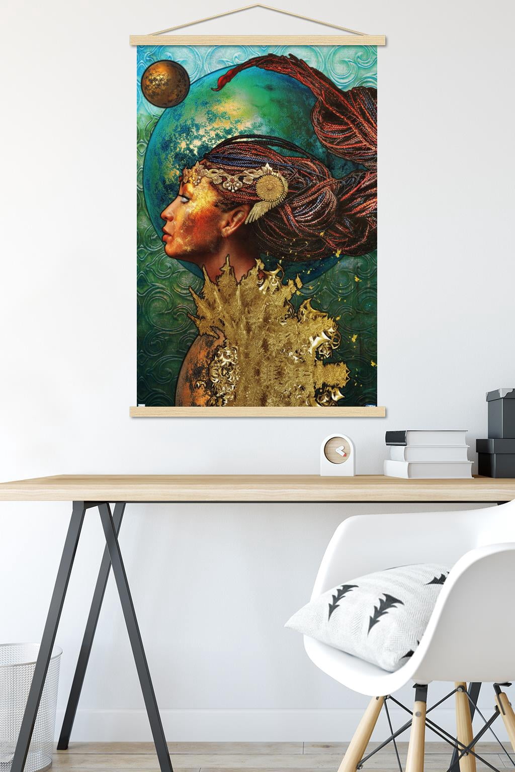 Jena DellaGrottaglia: Cosmic Zodiac - Scorpio Wall Poster with Magnetic Frame, 22.375" x 34"