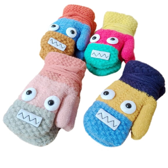 Miangastore Gloves Full Finger 4 Pairs 5.11X3.14X0.39in