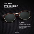 thumbnail image 2 of Polarized Sunglasses for Men and Women Semi-Rimless Frame Driving Sun glasses 100% UV Blocking, 2 of 7