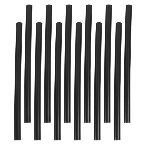 WRITWAA 12Pcs High Adhesion Hot Melt Glue Sticks Black Resin for Multipurpose DIY and Craft Use