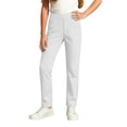 thumbnail image 6 of WERYOUNG School Uniform For Girls Elastic Waist Solid Color Straight Leg Trousers Kids Comfortable Back To School Pants 5-6 Years, 6 of 6