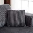 thumbnail image 4 of Salon avec sofa Sans Cadre, sofa Moderne Décontracté en Forme de U - sofa Modulaire avec Fauteuil Inclinable Ne Nécessitant Pas d'Installation, Gris, 4 of 4