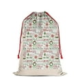 thumbnail image 2 of Christmas Bags Drawstring,Multicolor Christmas Word Pattern Large Xmas Christmas Gift Bags,Reusable for Xmas and New Year Party Favors and Supplies,27.6" X 19.7", 2 of 4