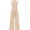 Beige, variant on Womens Summer Jumpsuits Dressy Casual One Piece Outfits Sleeveless Mock Neck Wide Leg Pants Rompers with Pockets