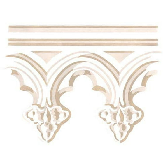 Gothic Molding Wall Stencil SKU #3291 by Designer Stencils