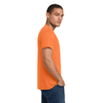 thumbnail image 4 of JERZEES Men Dri-Power 50/50 T-Shirt, Hi Vis Safety Orange Short Sleeve Tee, Cotton/Poly, 1 Pack, M, 4 of 6
