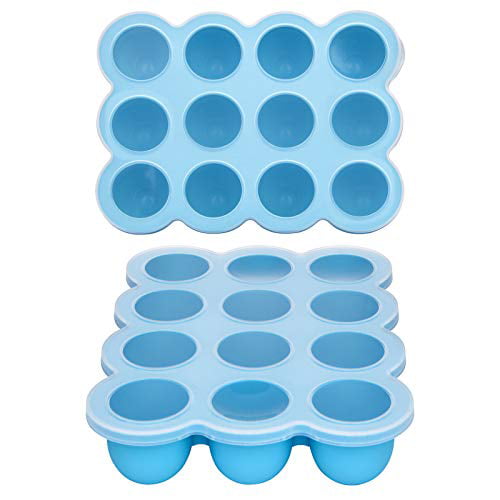 Silicone Baby Food Freezer Tray Weaning Storage Containers Food Mold Mould Pan 