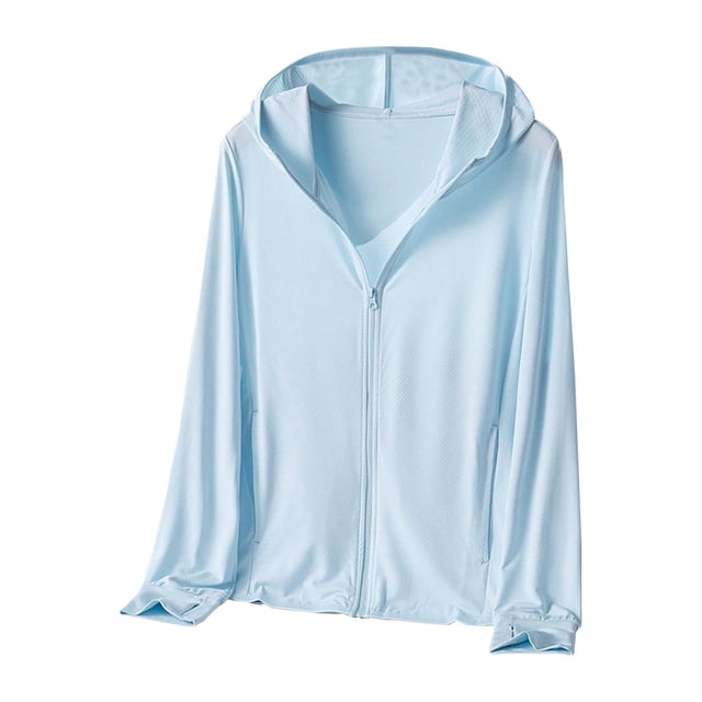 SHIXIAOO Veste à Capuche Légère pour Hommes UPF 50+ Soleil Extérieur Fermeture Éclair Complète Manches Longues Pêche Randonnée Performance Chemise en Velours Côtelé Hommes Chemise Décontractée Affaires Hommes Combinaison Décontractée Boutonnée