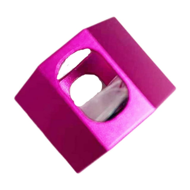 DYNWAVECA Porte-Craie de Queue de Billard en Alliage d'Aluminium Compact pour Accessoires de Table de Billard Rose