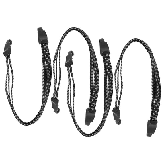 BESTYASH 4Pcs Black Bike Tie Down Straps Strong Fixation Weather Resistant for Outdoor Cycling