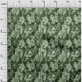 thumbnail image 3 of oneOone Cotton Cambric Dark Green Fabric Asian Batik Floral Sewing Craft Projects Fabric Prints By Yard 42 Inch Wide, 3 of 4