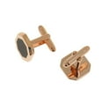 thumbnail image 3 of Negro Brazalete Mancuerna Hombres De Enlace Vintage Accesorio De oro and rosa Fernando Gemelo, 3 of 7