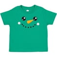 thumbnail image 3 of Inktastic Christmas Snowman, White Snowman, Carrot Nose Boys or Girls Baby T-Shirt, 3 of 5