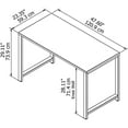 thumbnail image 5 of bush business furniture 400 series 48w x 24d table desk in storm gray, 5 of 6
