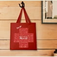 thumbnail image 3 of ThisWear Nursing Student Gifts for Women I'm an Oncology Nurse Essential Attributes Lightweight Red Canvas Tote Bag, 3 of 3