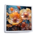 thumbnail image 2 of Designart "Abstract Buttercup Spectrum I" Buttercups Floater Framed Canvas Art Print, 2 of 5