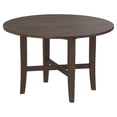 thumbnail image 3 of East West Furniture Dublin Traditional Wood Dining Table in Mahogany/Black, 3 of 4