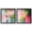Black Frame, variant on Energetic Abstract Duo Shadowbox Print Sunset Wall Art Set by Art Remedy, White Frame, 12 x 12