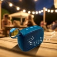 thumbnail image 6 of xjwjuw Outdoor Portable Bluetooth Speaker, Bluetooth 5.3, Card & USB Disk Playback, HIFI Stereo Sound with Portable Hook, for Music & Clear Calls Outdoor Camping, Home Leisure, Daily Use and Travel, 6 of 8