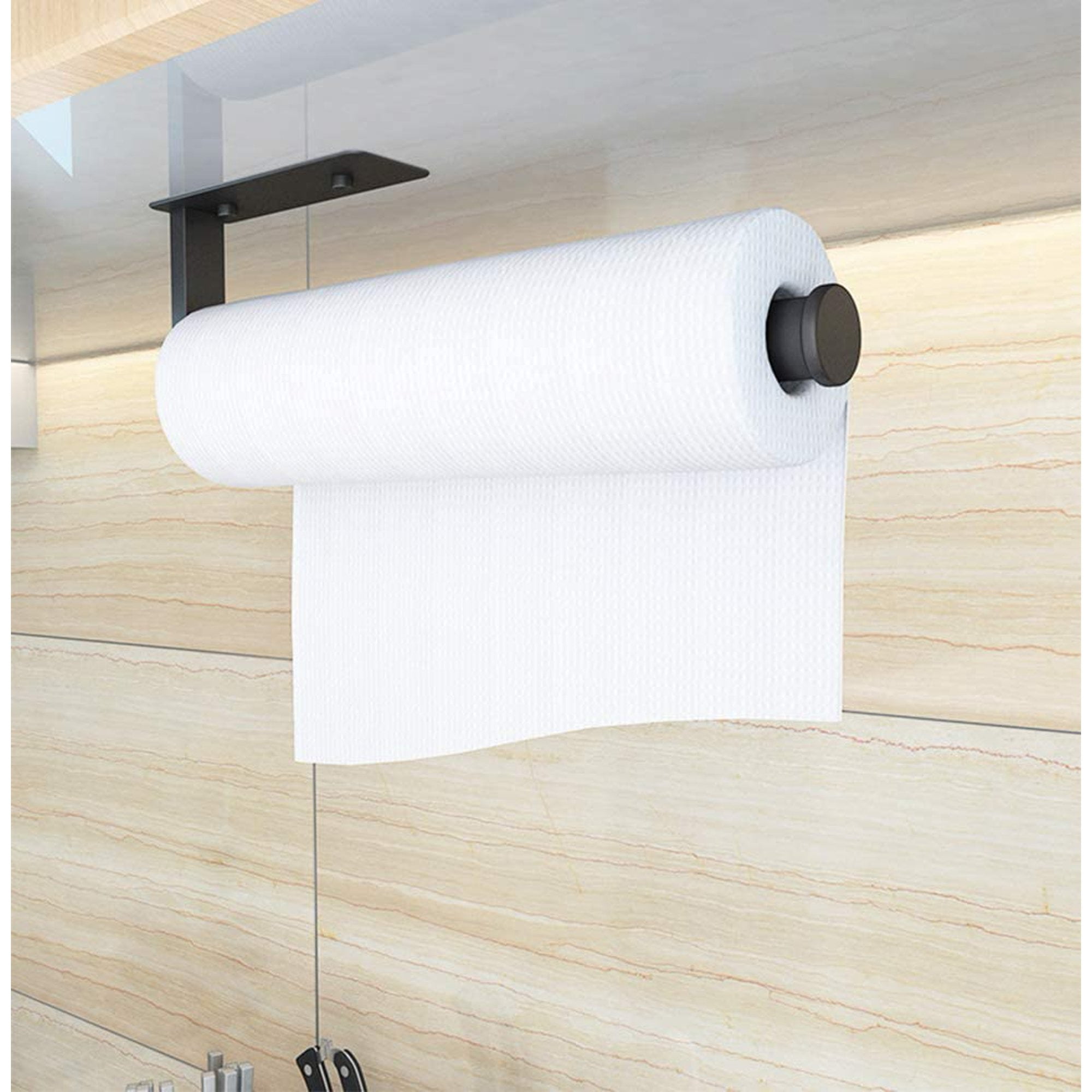Paper Towel Holder Furnikko Self Adhesive Paper Towel Rack Under Kitchen  Cabinet, Paper Towel Holder Wall Mounted, SUS304 Stainless Steel - Coupon  Codes, Promo Codes, Daily Deals, Save Money Today