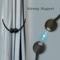 thumbnail image 3 of Magnetic Curtain Tiebacks, Curtain Tiebacks Buckles Holdbacks Holders Hooks Clip for Home Outdoor Bedroom Office Decorative Curtain, 3 of 6