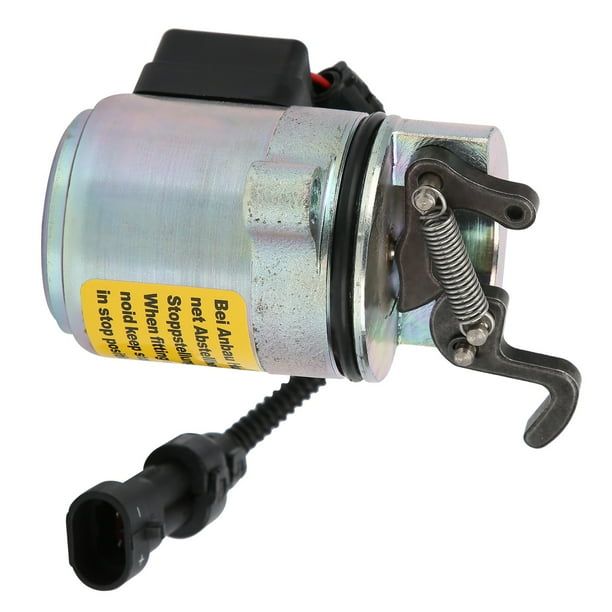 Engine Stop Solenoid, Small Size Portable Full Sealed Safe Solenoid