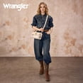 thumbnail image 2 of Wrangler Y2K Purse Small Shoulder Bag for Women Stylish Western Design with Detachable Charms Multiple Pockets, Creamy, 2 of 5