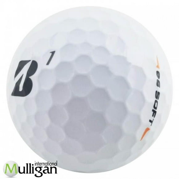 Mulligan - 48 Bridgestone e6 Soft 5A Recycled Used Golf Balls, White