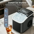 thumbnail image 2 of Joreek 26 lbs/24H Countertop Ice Maker Machine, 8 Bullet-Shaped Ice Ready in 6 Mins, 2 Ice Sizes, Self-Cleaning for Home, Kitchen, RV & Camping, 2 of 9