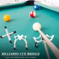 thumbnail image 3 of Baohd Retractable Billiards Pool Cue Stick Bridge with Removable Head Telescopic Rack Long Handle Playing Accessory Table Competition Silver, 3 of 9