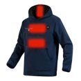 thumbnail image 4 of Unisex Thick Winter Hoodie for Men Women, Heated Hoodie for Men Women, Heated Jackets Sweatshirt Warm USB Electric Heaters Winter Heating Hoodies Navy XXL, 4 of 5