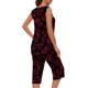 thumbnail image 2 of Conjunto de Verano para las Mujeres Impreso Cuello Redondo sin Mangas Y Pantalones, Casual Dos Piezas para las Mujeres, 2 of 9