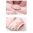 thumbnail image 4 of Ougyinr Kids Baby Winter Coats for Boys Girls Light Puffer Padded Jacket with Hoods Infant Toddler Down Outerwear Cute Lightweight Jacket for 12 Months-5 Years, 4 of 9